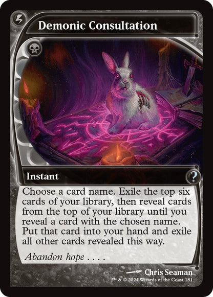 Demonic Consultation (Future Sight) (181) (MB2)