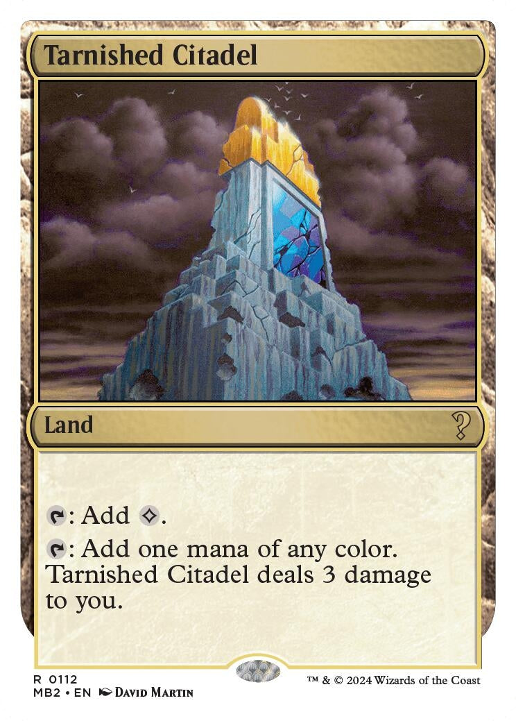 Tarnished Citadel (White Border) (112) (MB2)