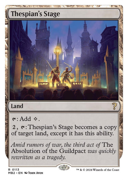 Thespian's Stage (White Border) (113) (MB2)