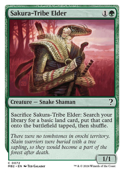 Sakura-Tribe Elder (White Border) (72) (MB2)