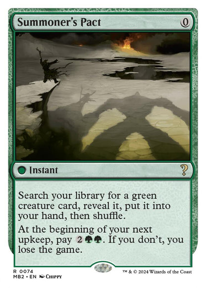 Summoner's Pact (White Border) (74) (MB2)