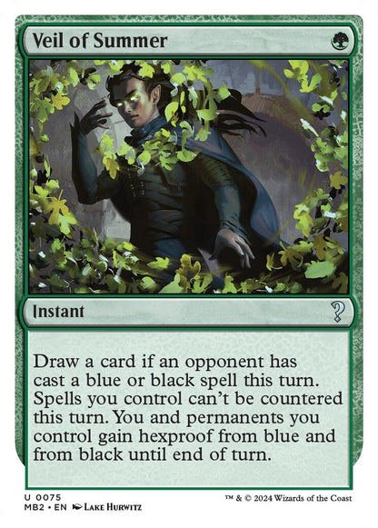 Veil of Summer (White Border) (75) (MB2)