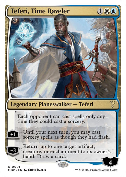 Teferi, Time Raveler (White Border) (91) (MB2)