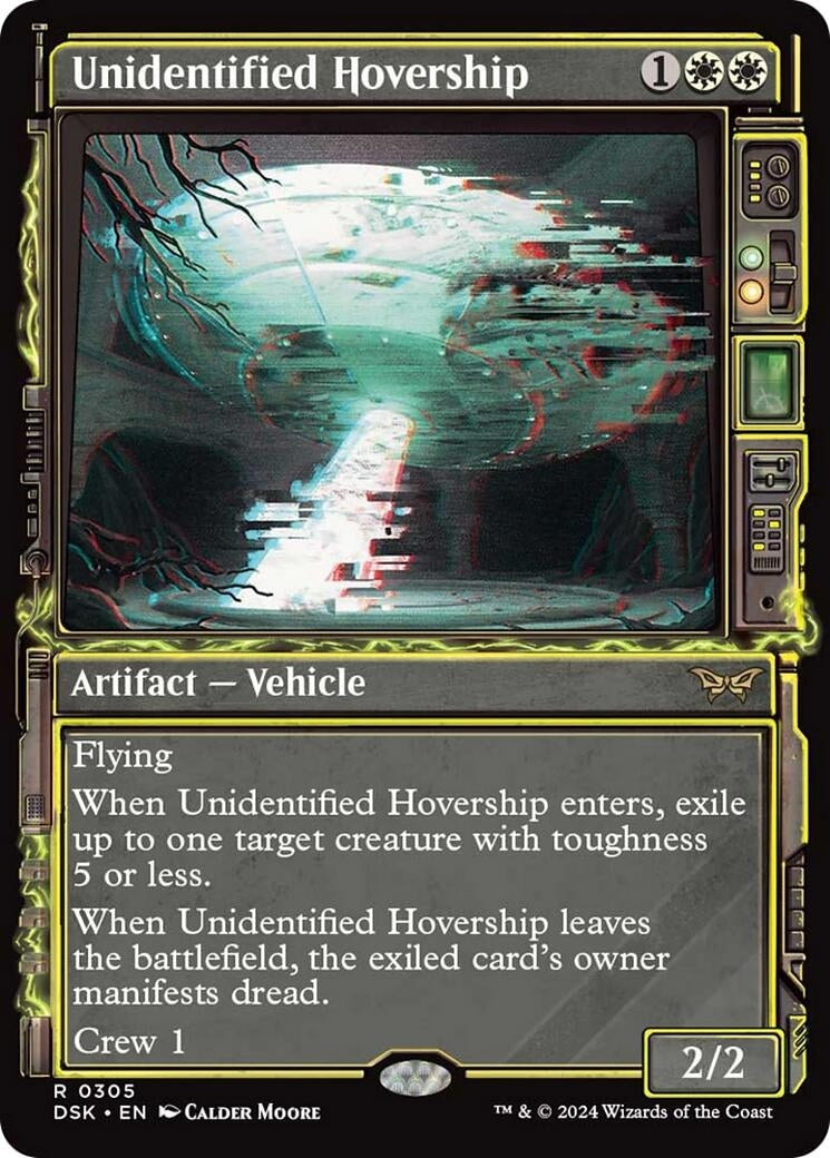 Unidentified Hovership (Showcase) (305) (DSK)