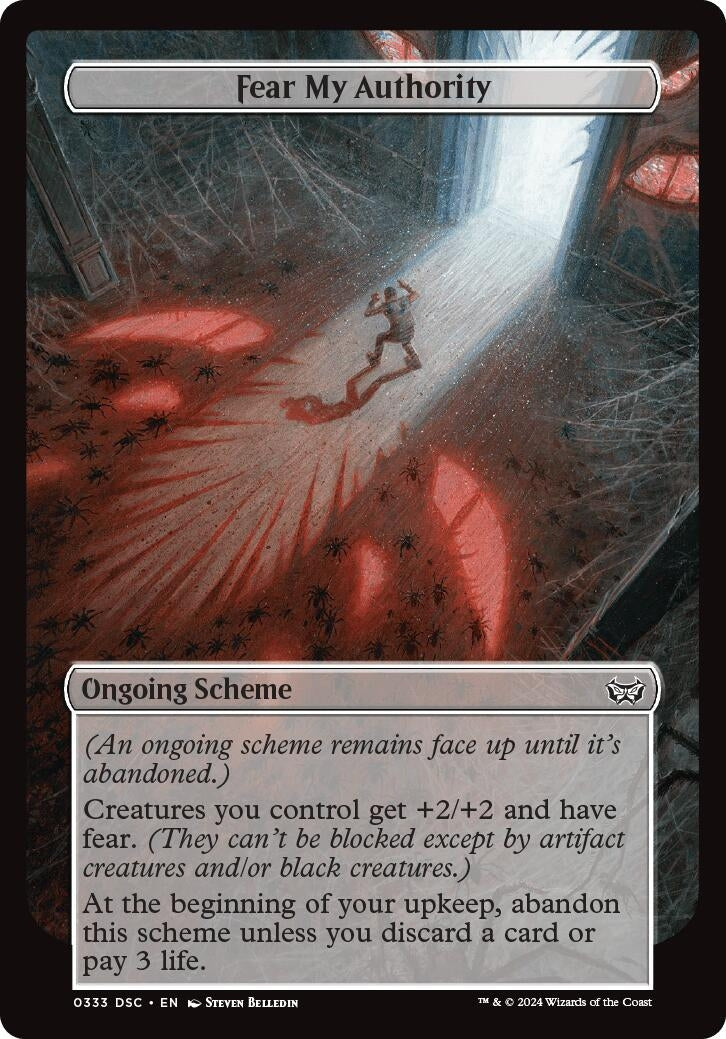 Image for Fear My Authority (Full Art) (333) - Magic: The Gathering