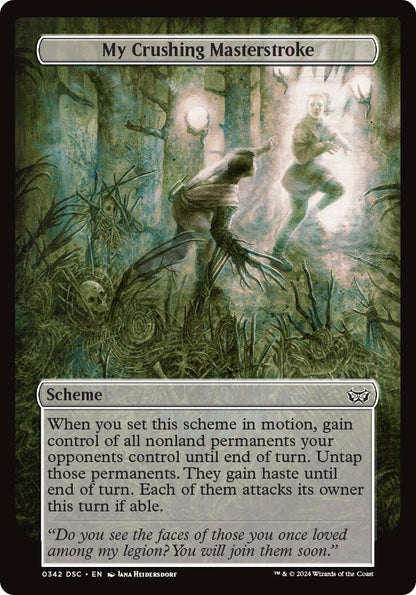 Image for My Crushing Masterstroke (Full Art) (342) - Magic: The Gathering