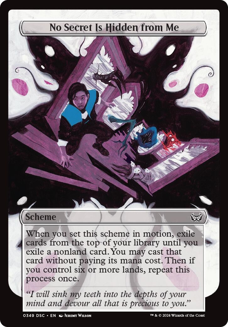 Image for No Secret Is Hidden from Me (Full Art) (349) - Magic: The Gathering
