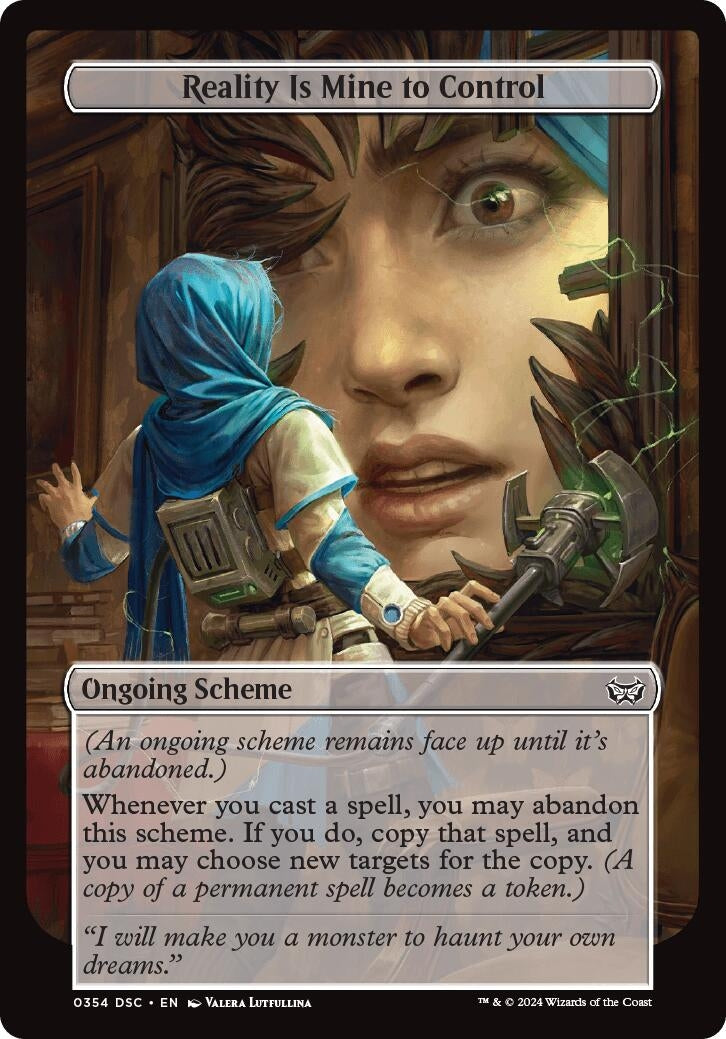 Image for Reality Is Mine to Control (Full Art) (354) - Magic: The Gathering