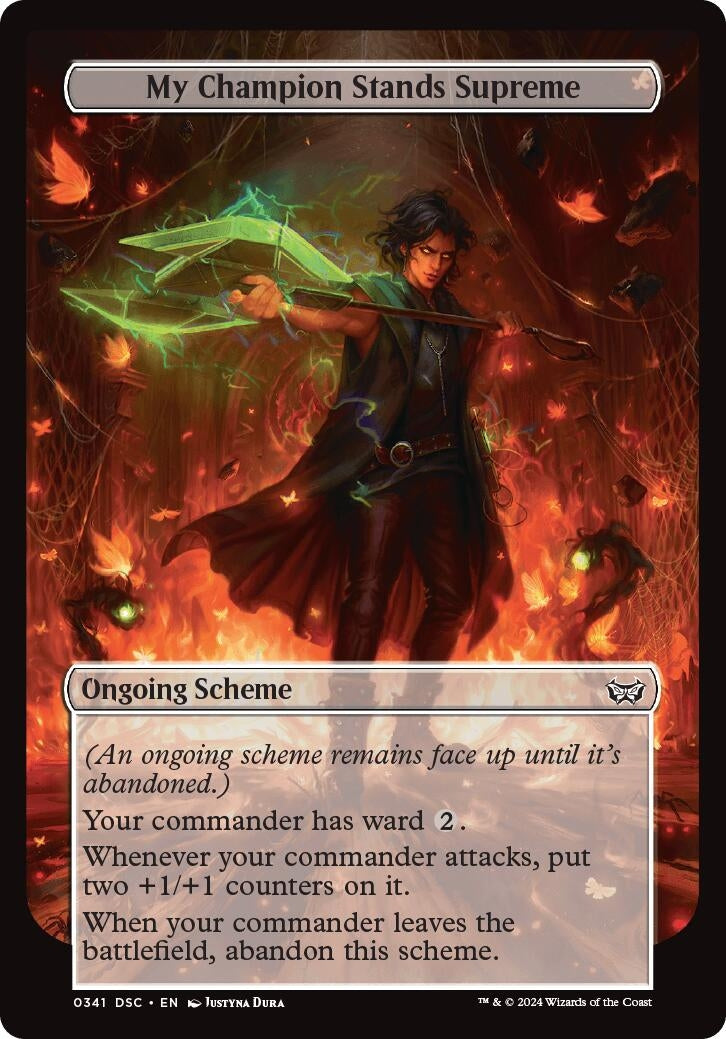 Image for My Champion Stands Supreme (Full Art) (341) - Magic: The Gathering