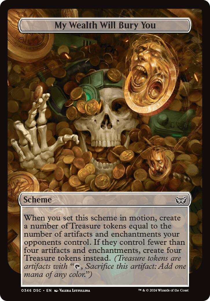 Image for My Wealth Will Bury You (Full Art) (346) - Magic: The Gathering
