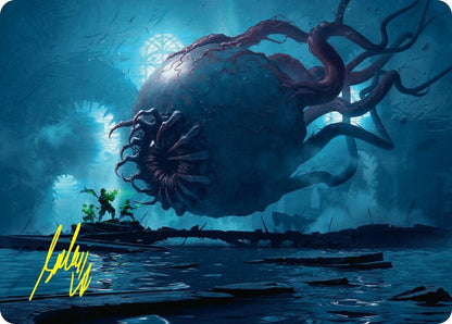 Image for Abhorrent Oculus Art Card (Gold-Stamped Signature) (3) - Magic: The Gathering
