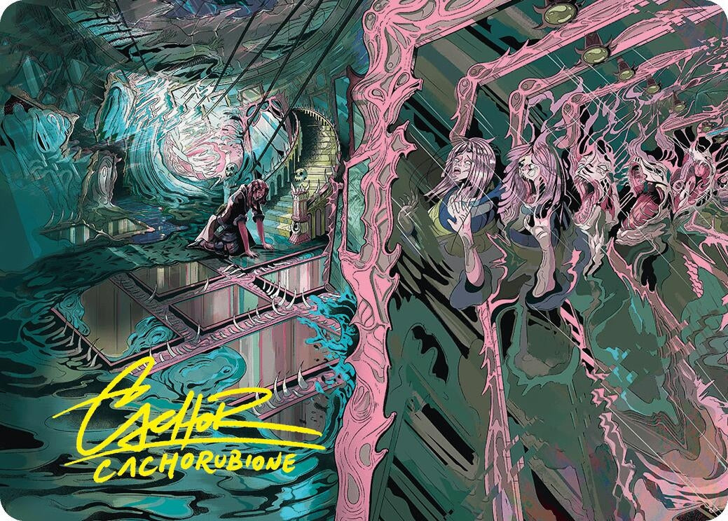 Image for Mirror Room // Fractured Realm Art Card (Gold-Stamped Signature) (36) - Magic: The Gathering
