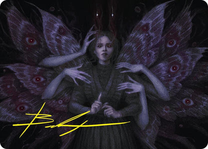Image for Demonic Counsel Art Card (7/54) (Gold-Stamped Signature) (7) - Magic: The Gathering