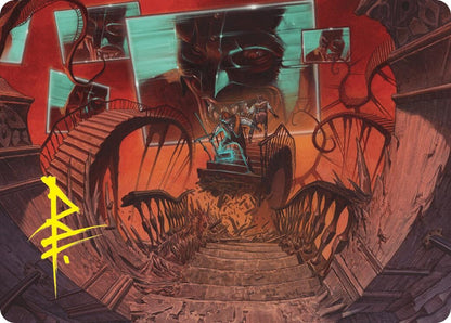 Image for Let's Play a Game Art Card (Gold-Stamped Signature) (8) - Magic: The Gathering