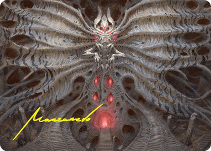 Image for Valgavoth, Terror Eater Art Card (Gold-Stamped Signature) (10) - Magic: The Gathering