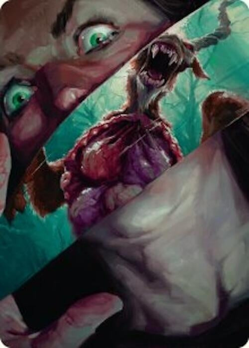 Image for Hauntwoods Shrieker Art Card (40) - Magic: The Gathering