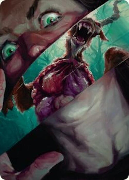 Image for Hauntwoods Shrieker Art Card (40) - Magic: The Gathering