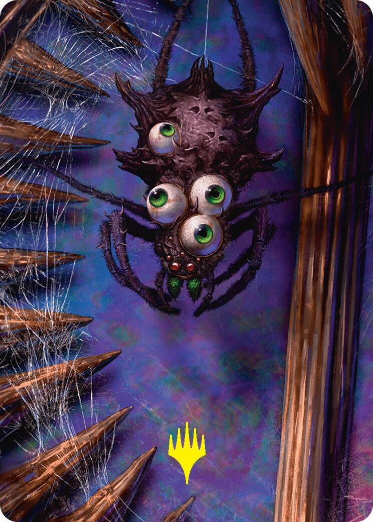 Image for Spider Art Card (Gold-Stamped Planeswalker Symbol) (54) - Magic: The Gathering