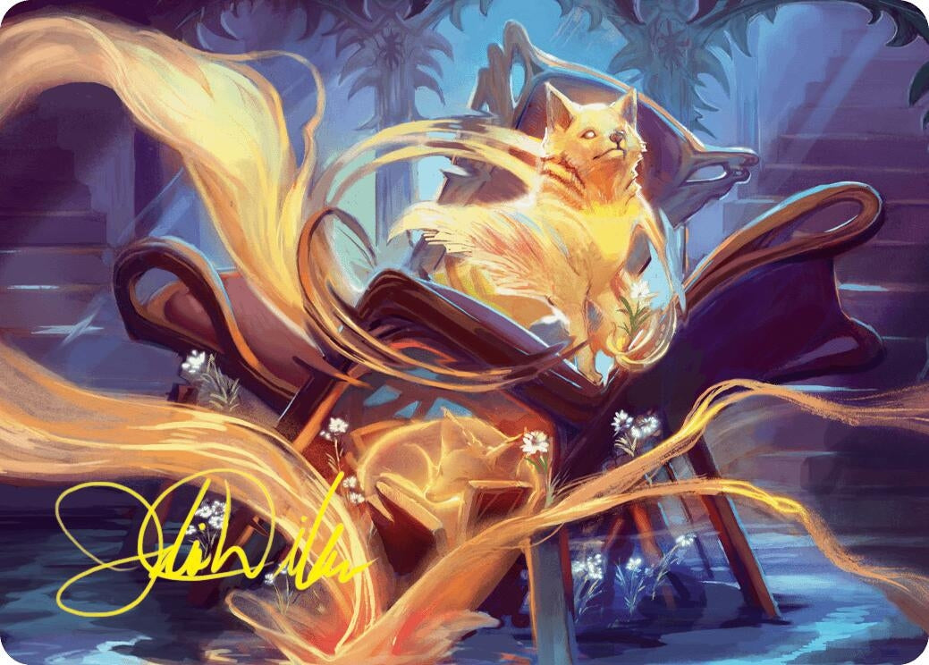 Image for Inquisitive Glimmer Art Card (Gold-Stamped Signature) (17) - Magic: The Gathering