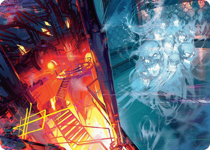 Image for Roaring Furnace // Steaming Sauna Art Card (Gold-Stamped Signature) (37) - Magic: The Gathering