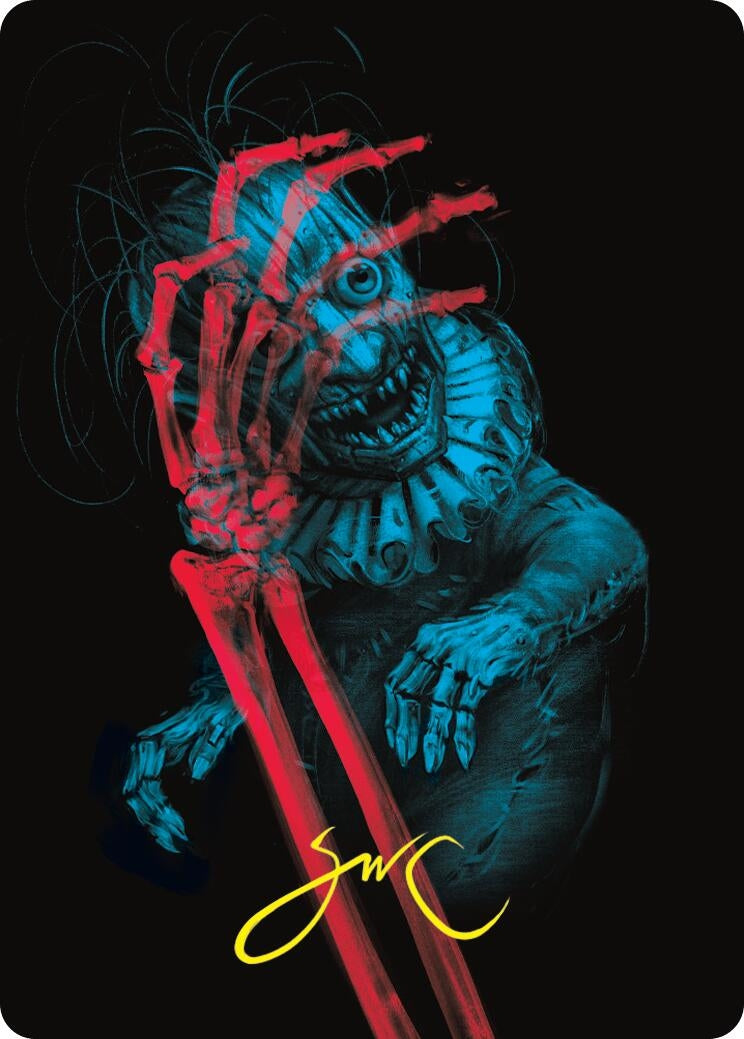 Image for Marvin, Murderous Mimic Art Card (Gold-Stamped Signature) (45) - Magic: The Gathering