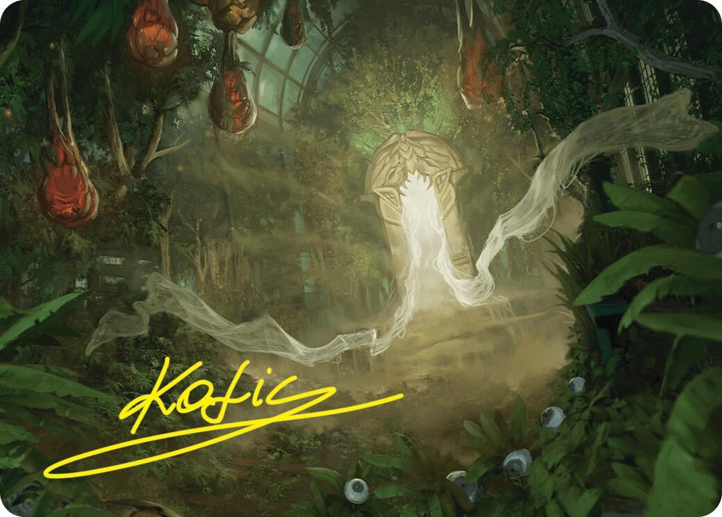 Image for Hushwood Verge Art Card (Gold-Stamped Signature) (26) - Magic: The Gathering