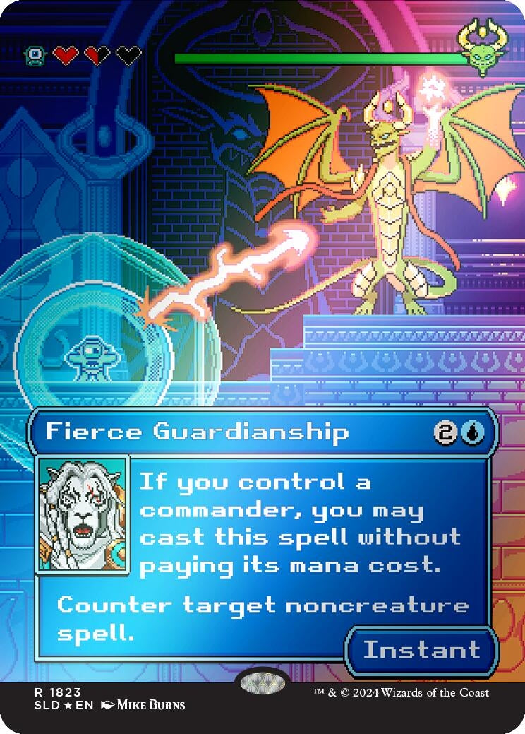 Fierce Guardianship (Rainbow Foil) (1823) (SLD)