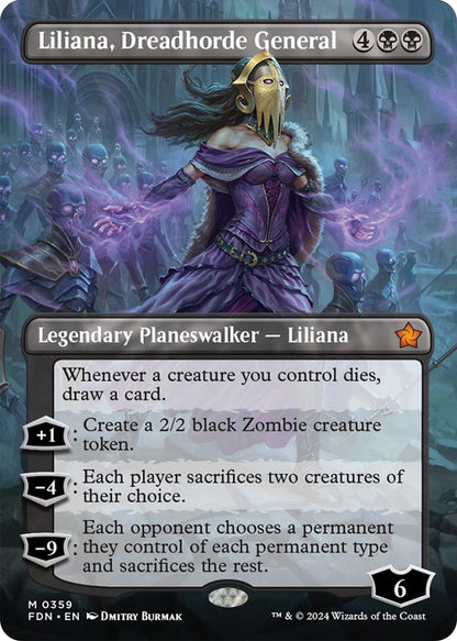 Liliana, Dreadhorde General (Borderless) (359) (FDN)