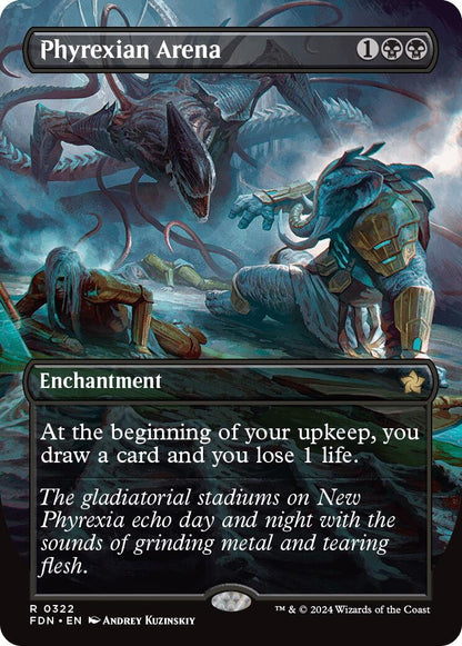 Phyrexian Arena (Borderless) (322) (FDN)