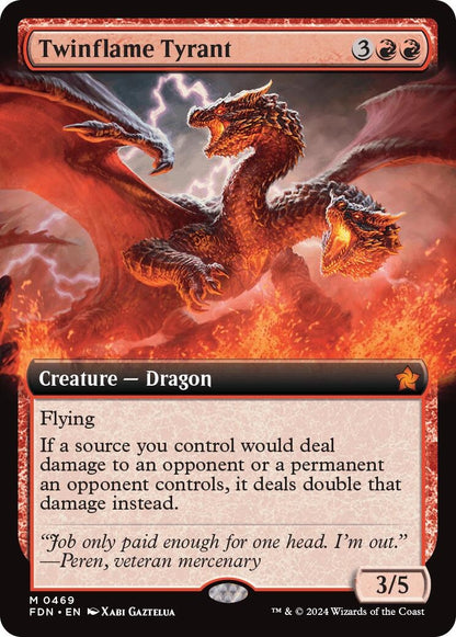 Twinflame Tyrant (Extended Art) (469) (FDN)