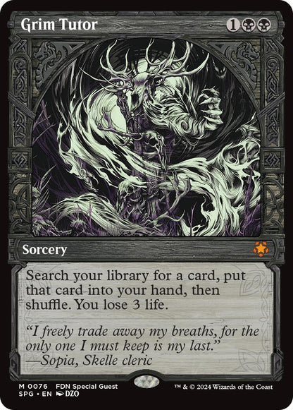 Grim Tutor (Showcase) (76) (SPG)