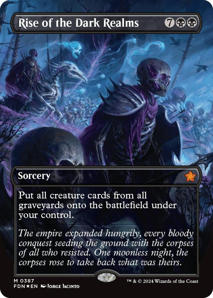 Rise of the Dark Realms (Borderless) (Mana Foil) (387) (FDN)