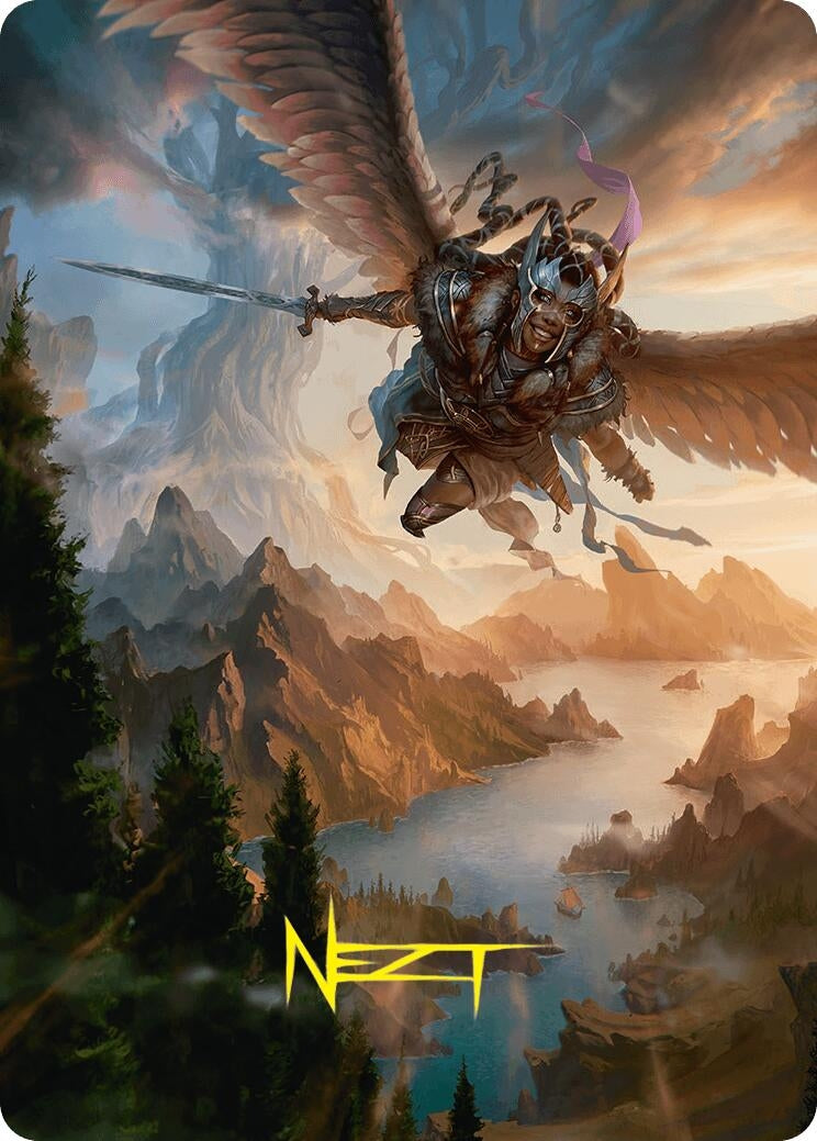Image for Youthful Valkyrie Art Card (28/54) (Gold-Stamped Signature) (28) - Magic: The Gathering