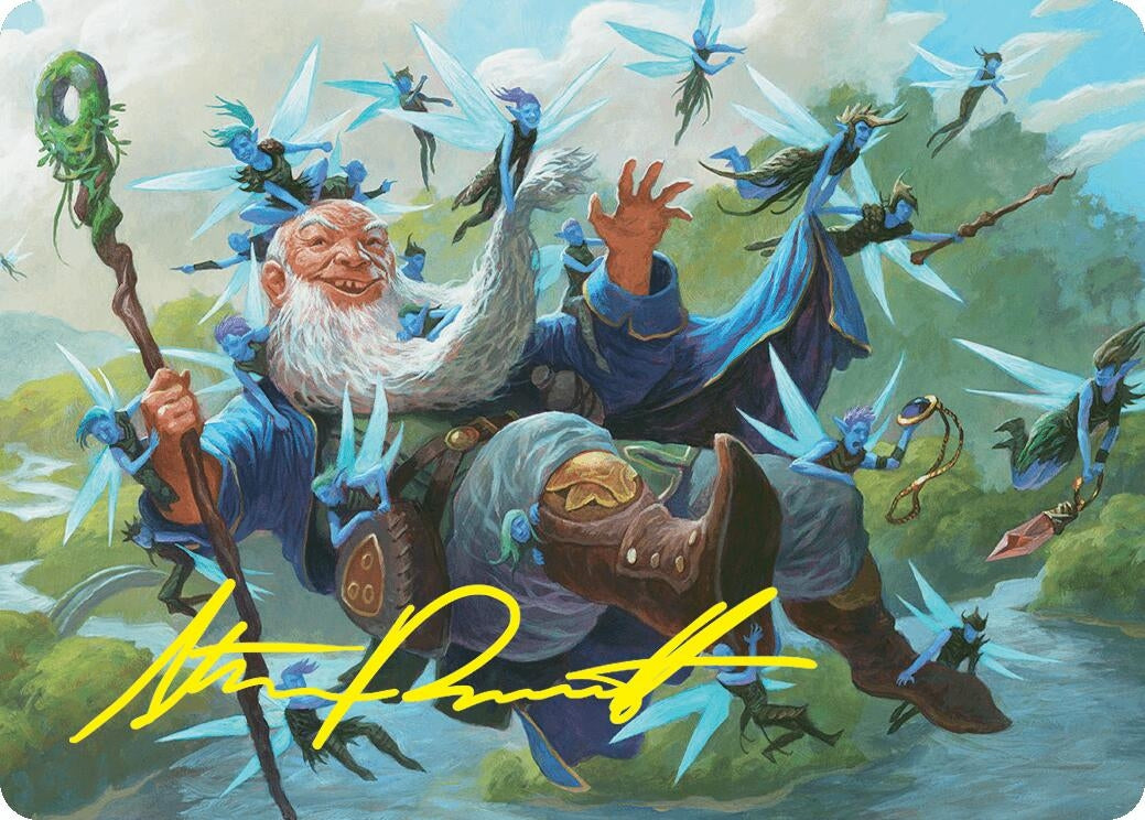 Image for Mischievous Mystic Art Card (7/54) (Gold-Stamped Signature) (7) - Magic: The Gathering