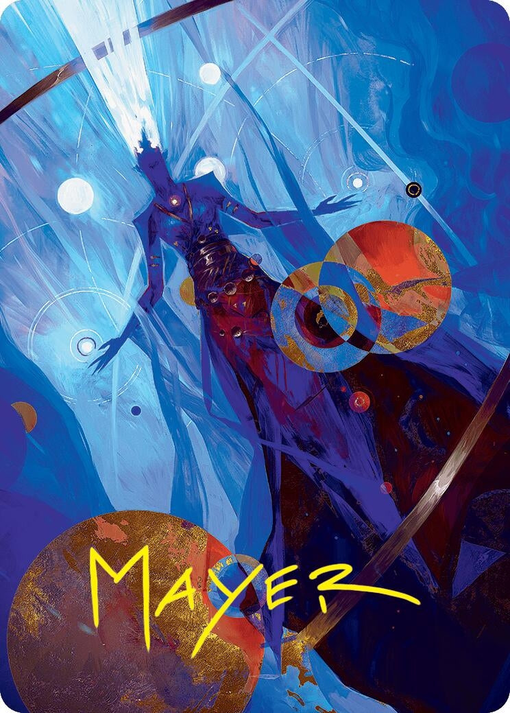 Image for Omniscience Art Card (32/54) (Gold-Stamped Signature) (32) - Magic: The Gathering