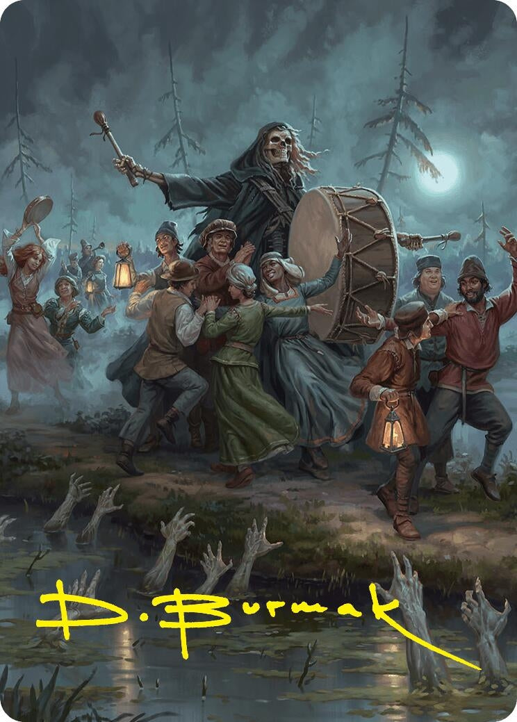 Image for Blasphemous Edict Art Card (35/54) (Gold-Stamped Signature) (35) - Magic: The Gathering