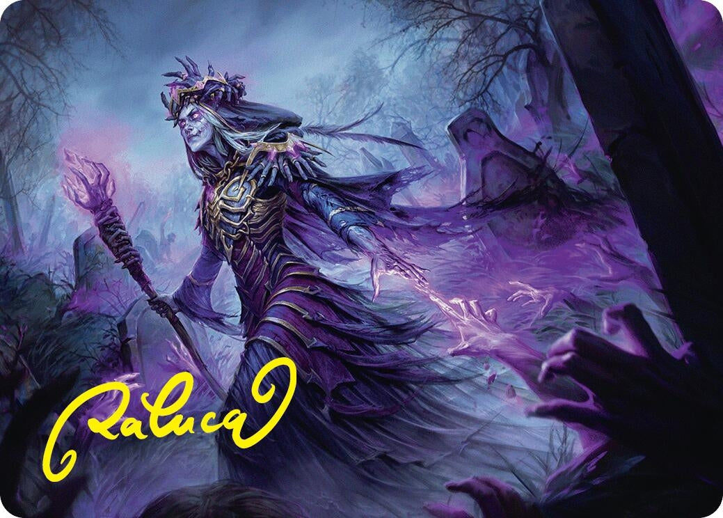 Image for Zul Ashur, Lich Lord Art Card (10/54) (Gold-Stamped Signature) (10) - Magic: The Gathering