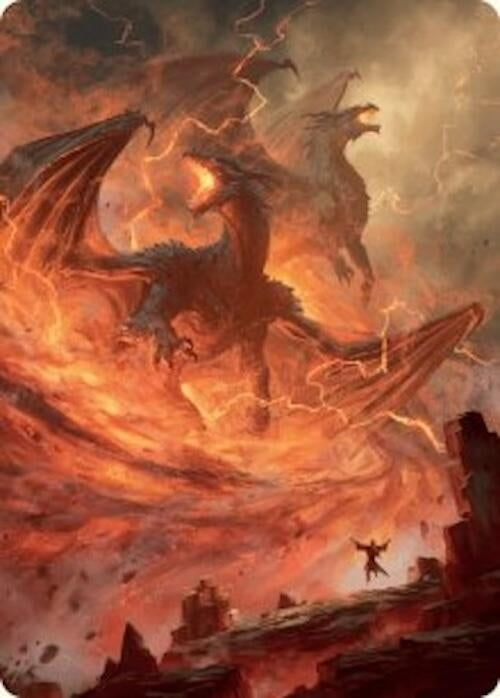 Image for Rite of the Dragoncaller Art Card (38/54) (38) - Magic: The Gathering