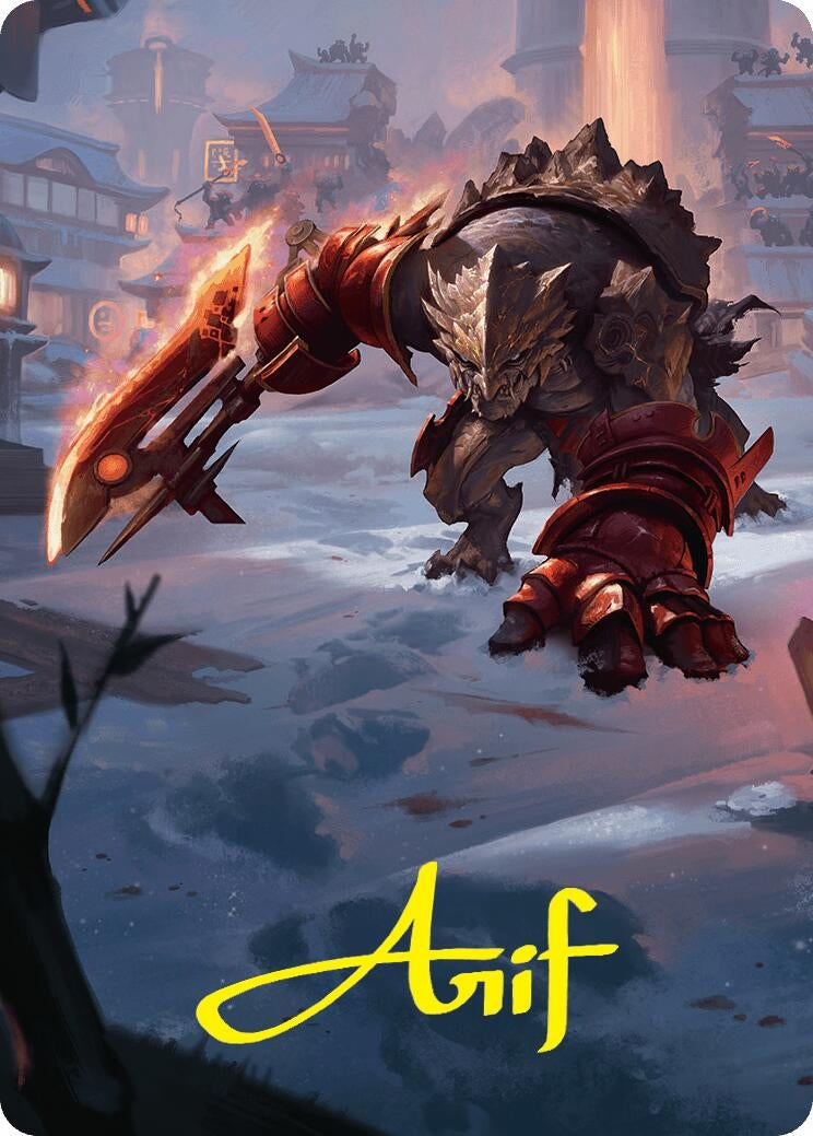 Image for Searslicer Goblin Art Card (39/54) (Gold-Stamped Signature) (39) - Magic: The Gathering