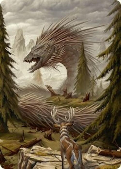 Image for Quilled Greatwurm Art Card (44/54) (44) - Magic: The Gathering