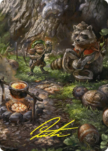 Image for Sylvan Scavenging Art Card (46/54) (Gold-Stamped Signature) (46) - Magic: The Gathering