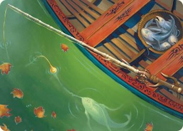 Image for Fishing Pole Art Card (18/54) (18) - Magic: The Gathering