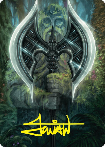 Image for Leyline Axe Art Card (49/54) (Gold-Stamped Signature) (49) - Magic: The Gathering