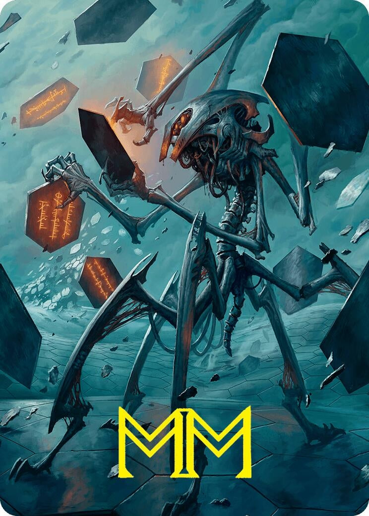 Image for Scrawling Crawler Art Card (50/54) (Gold-Stamped Signature) (50) - Magic: The Gathering