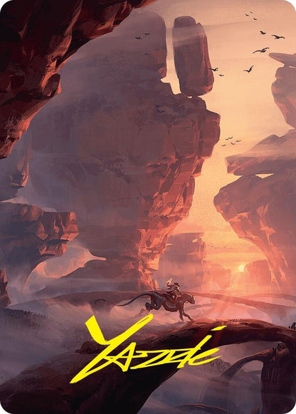 Image for Mountain Art Card (24/54) (Gold-Stamped Signature) (24) - Magic: The Gathering