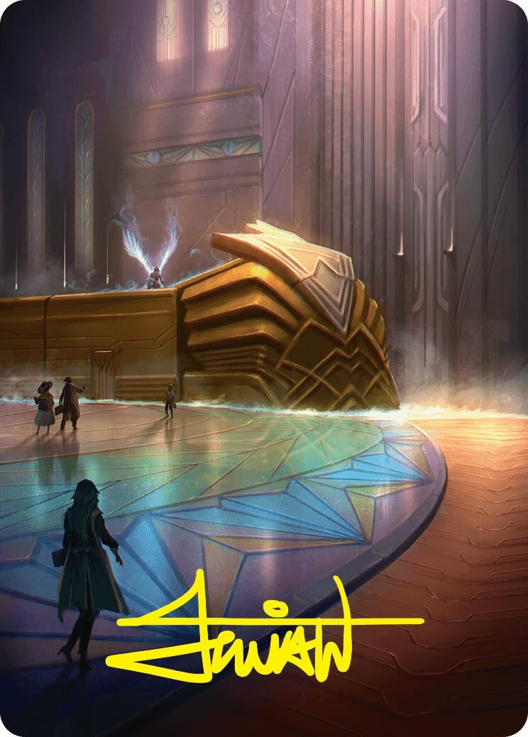 Image for Plains Art Card (21/54) (Gold-Stamped Signature) (21) - Magic: The Gathering