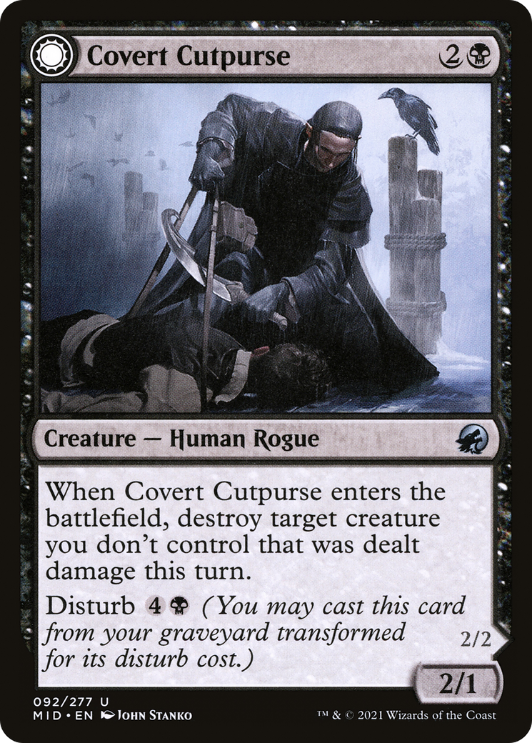 Covert Cutpurse // Covetous Geist [Innistrad: Midnight Hunt]