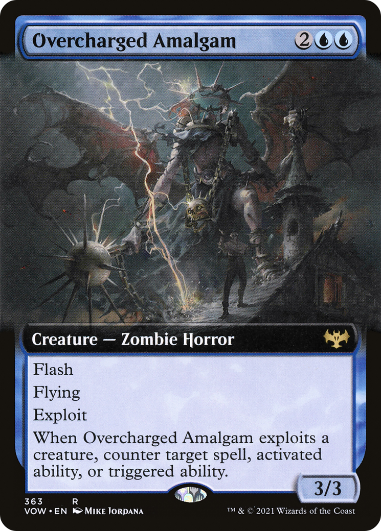 Overcharged Amalgam (Extended Art) [Innistrad: Crimson Vow]