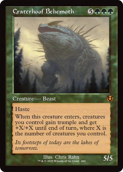 Craterhoof Behemoth (Retro Frame) (480) (INR)
