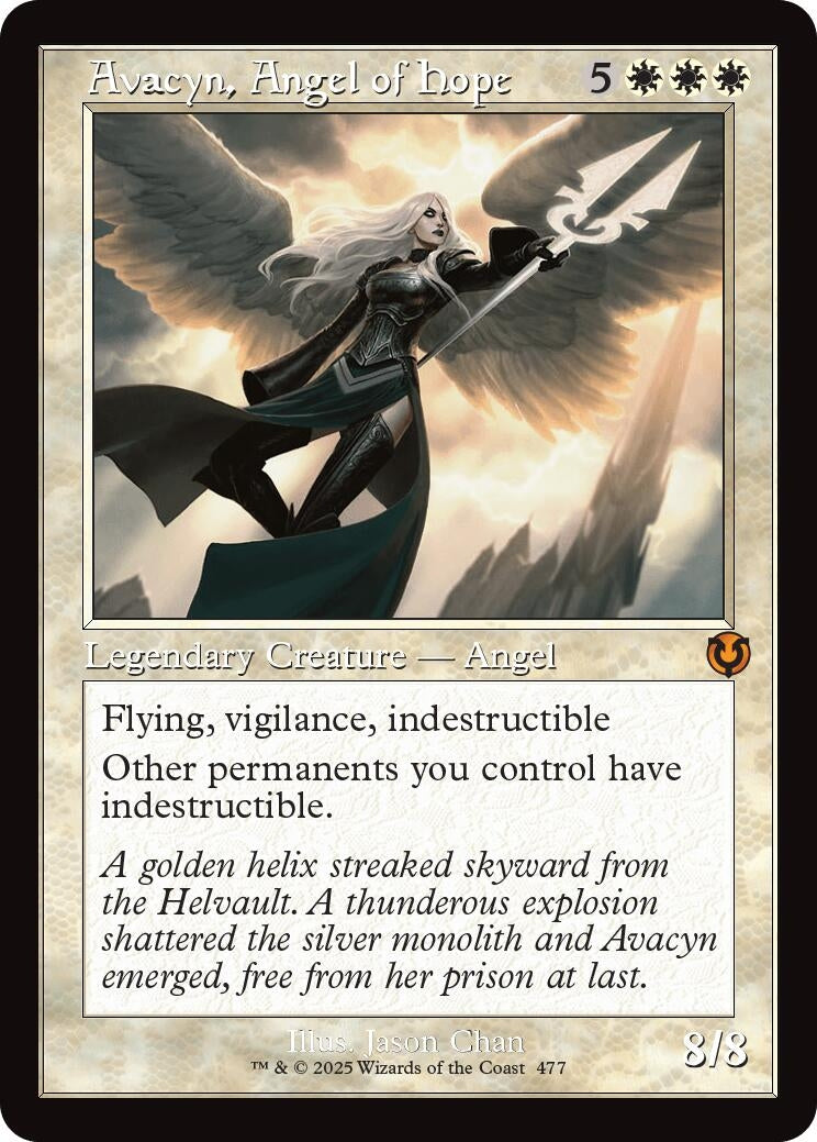Avacyn, Angel of Hope (Retro Frame) (477) (INR)